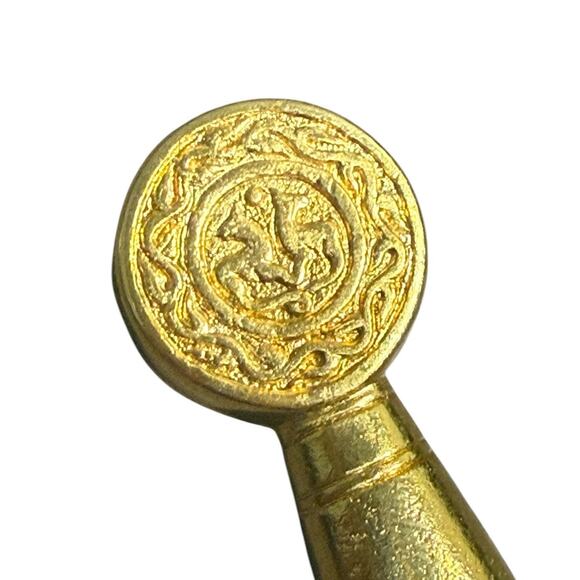 Vintage Letter Opener Made in Spain Sword Replica 10" Ornate Decorative Handle - Picture 6 of 8